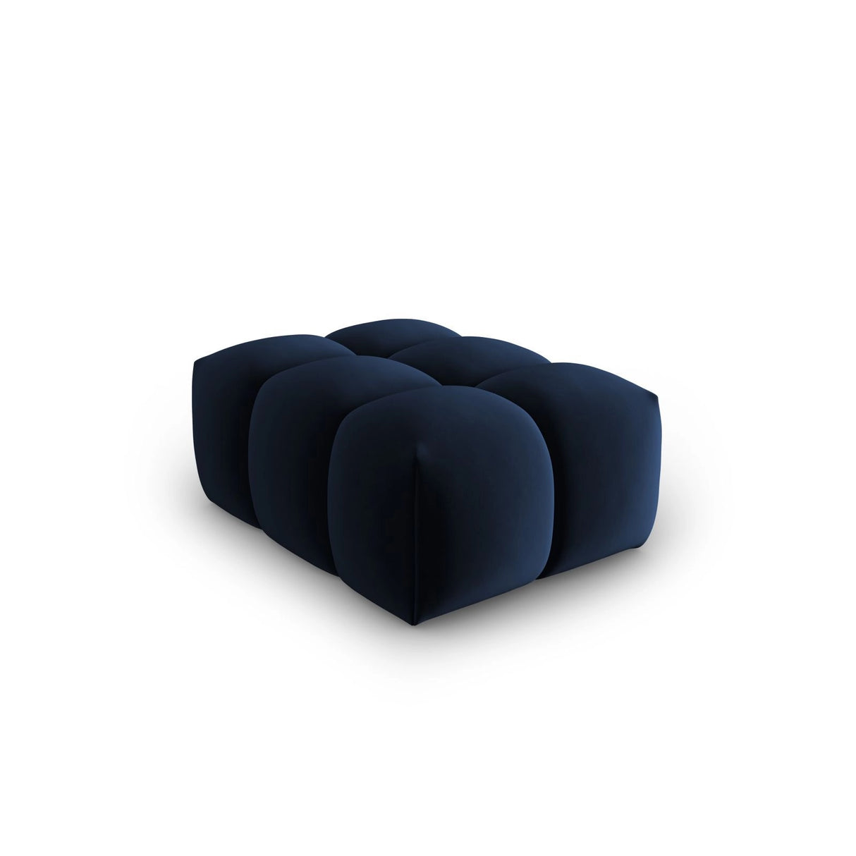 Verona Pouf aus Samt in Königsblau (Casino Deep Blue), 60x85 cm von Cosmopolitan Design – Bild 3