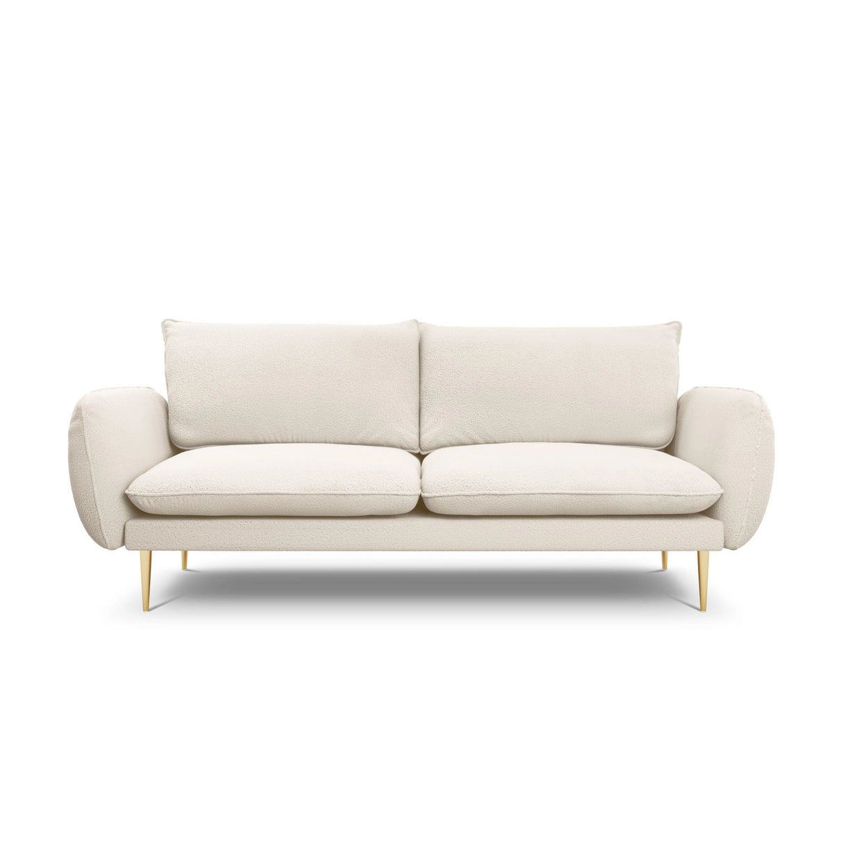 Vienna 3-Sitzer Sofa aus Boucle in Beige (Ascot NATA), 200x92x95 cm von Cosmopolitan Design – Bild 1