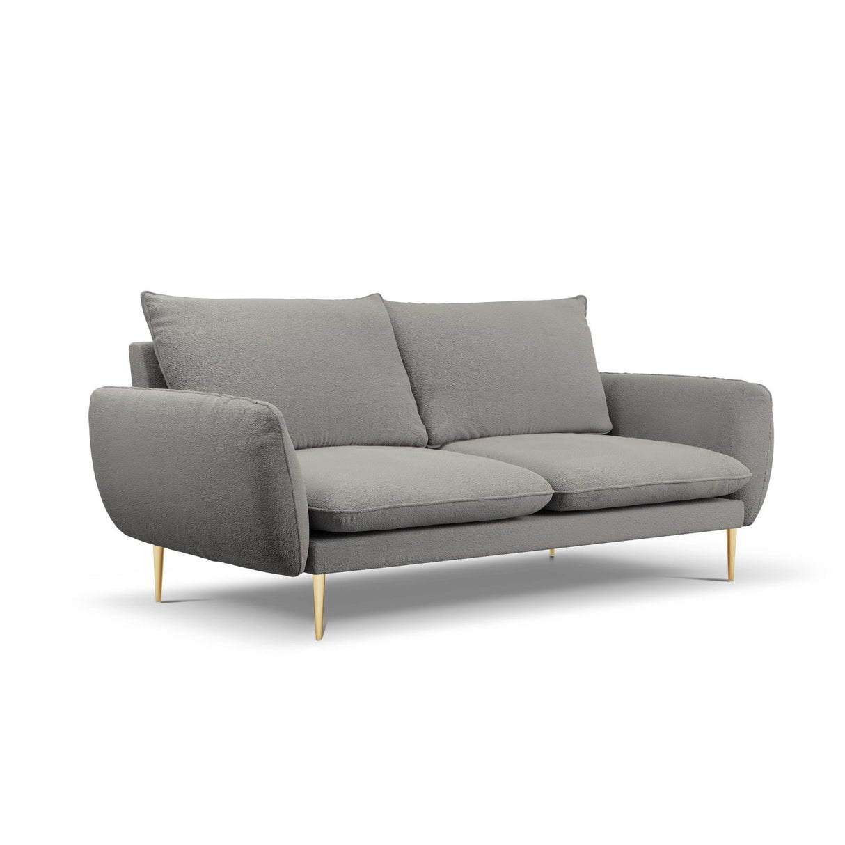 Vienna 3-Sitzer Sofa aus Boucle in Grau (Ascot Taupe), 200x92x95 cm von Cosmopolitan Design – Bild 4