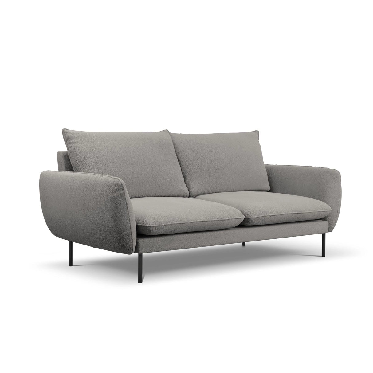 Vienna 3-Sitzer Sofa aus Boucle in Grau (Ascot Taupe), 200x92x95 cm von Cosmopolitan Design – Bild 4