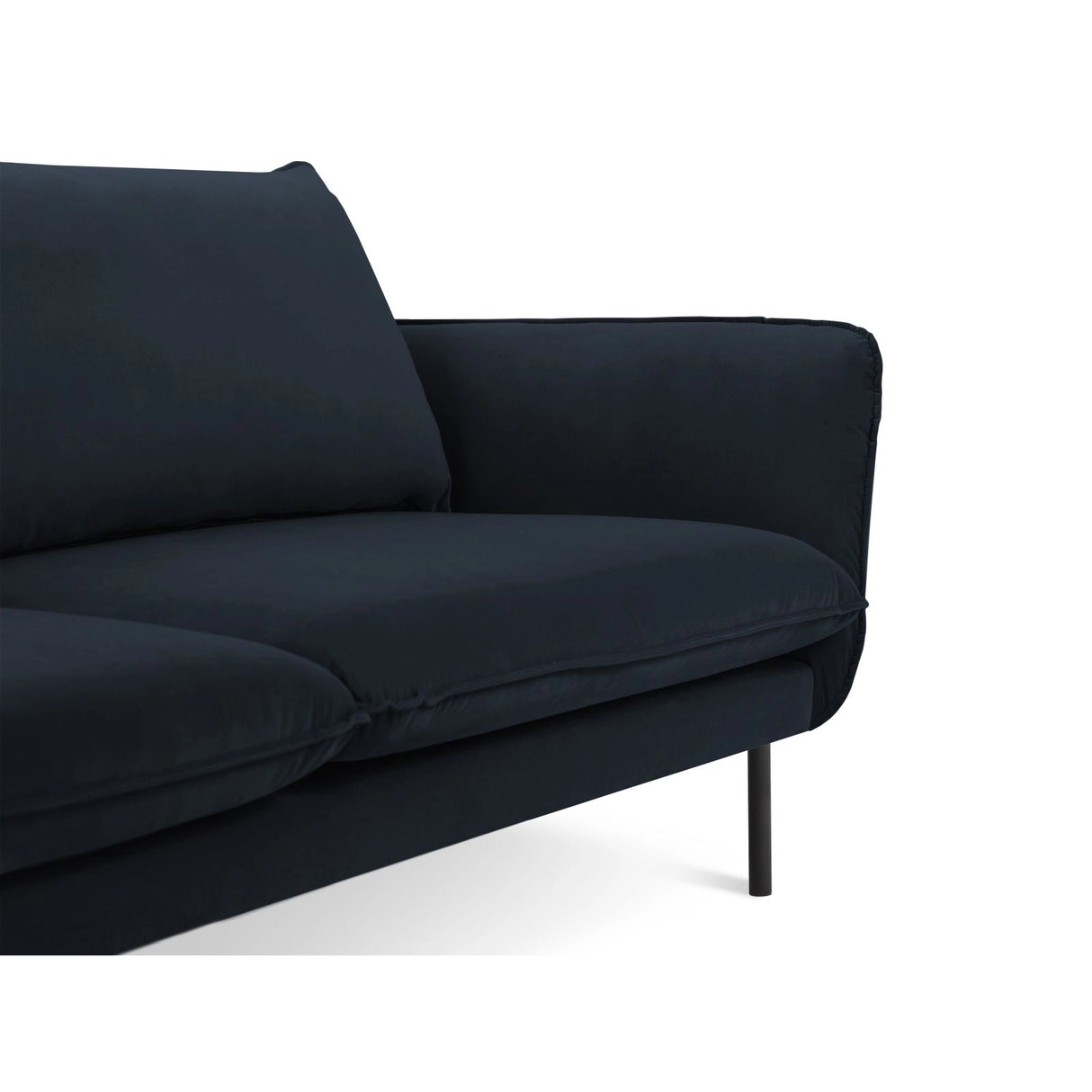 Vienna 3-Sitzer Sofa aus Samt in Dunkelblau (Bluvel 89), 200x92x95 cm von Cosmopolitan Design – Bild 4