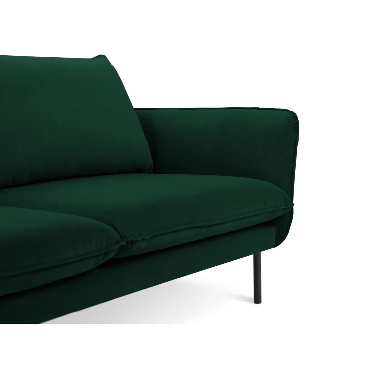 Vienna 3-Sitzer Sofa aus Samt in Flaschengrün (Bluvel 78), 200x92x95 cm von Cosmopolitan Design – Bild 4