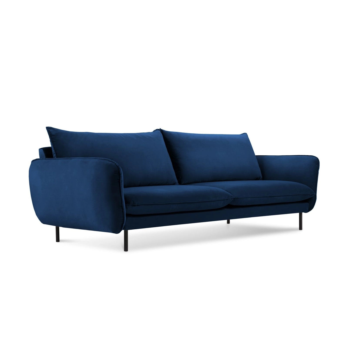 Vienna 3-Sitzer Sofa aus Samt in Königsblau (Bluvel 86), 200x92x95 cm von Cosmopolitan Design – Bild 1