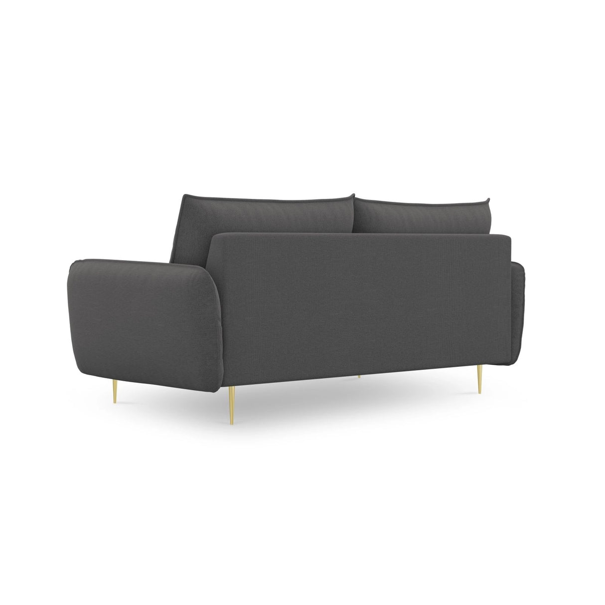 Vienna 3-Sitzer Sofa aus Strukturierter Stoff in Dunkelgrau (Positano 95), 200x92x95 cm von Cosmopolitan Design – Bild 4