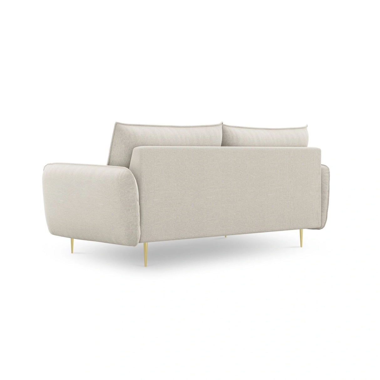 Vienna 3-Sitzer Sofa aus Strukturierter Stoff in Hellbeige (Positano 02), 200x92x95 cm von Cosmopolitan Design – Bild 4