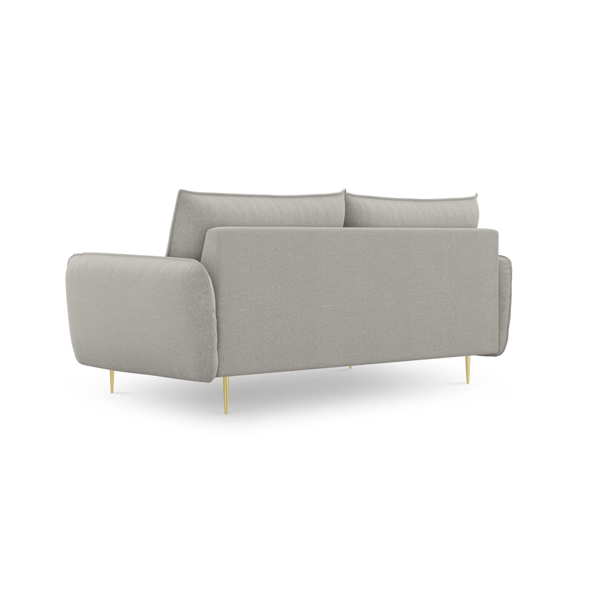 Vienna 3-Sitzer Sofa aus Strukturierter Stoff in Hellgrau (Asgard 27/ Positano 83), 200x92x95 cm von Cosmopolitan Design – Bild 4