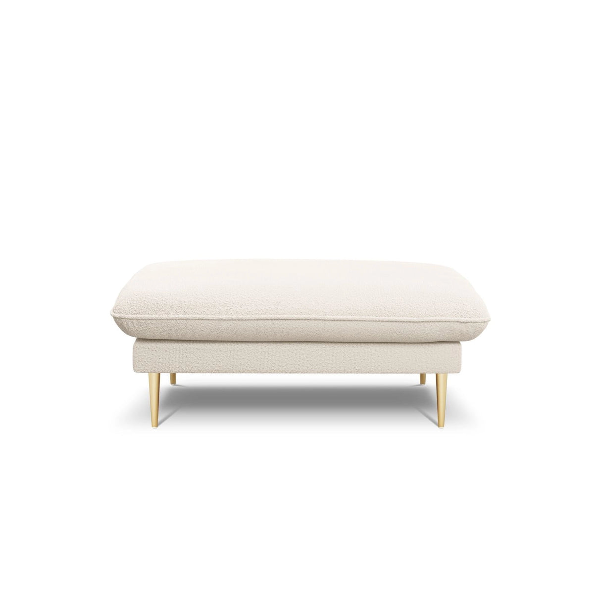 Vienna Pouf aus Boucle in Beige (Ascot NATA), 93x73x43 cm von Cosmopolitan Design – Bild 4