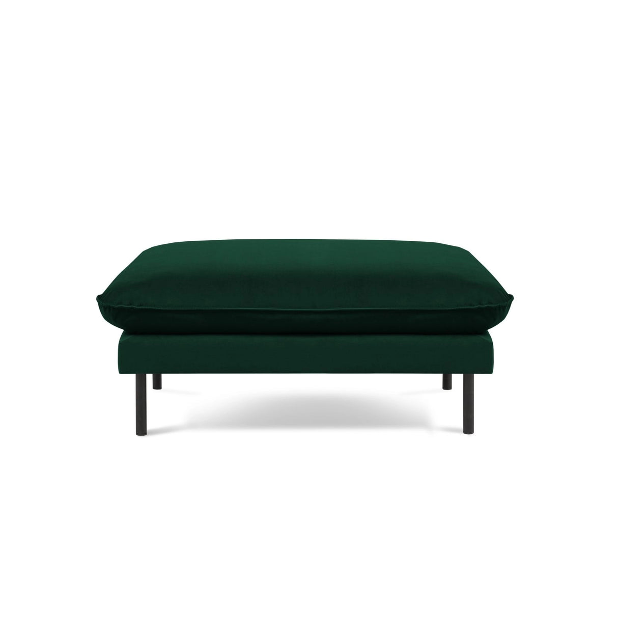 Vienna Pouf aus Samt in Flaschengrün (Bluvel 78), 93x73x43 cm von Cosmopolitan Design – Bild 3