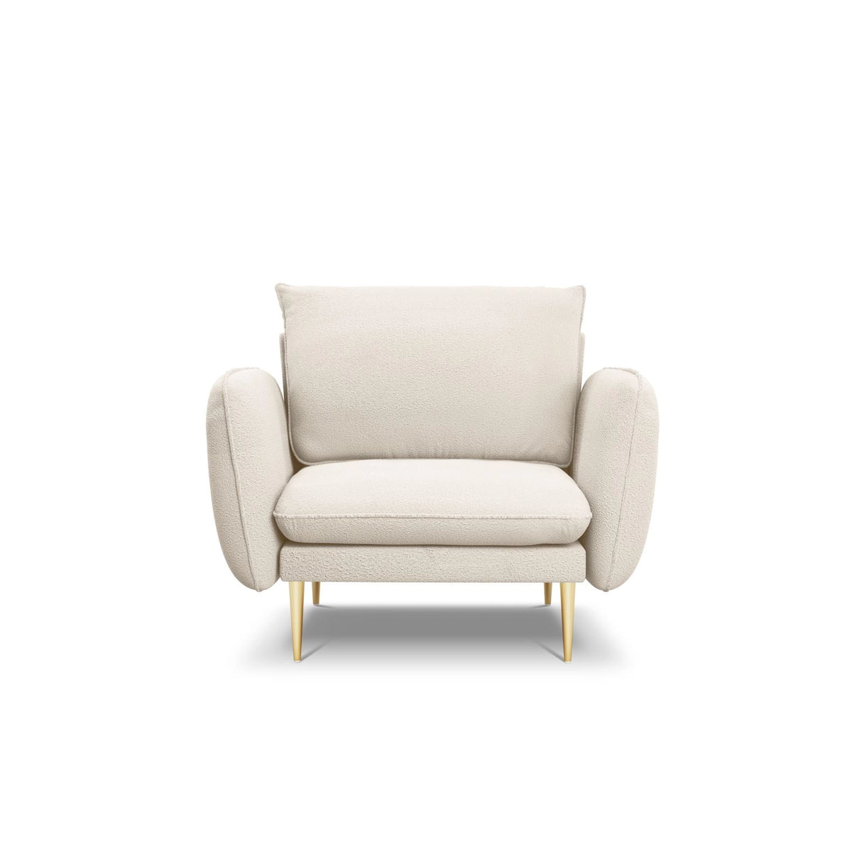 Vienna Sessel aus Boucle in Beige (Ascot NATA), 97x94x95 cm von Cosmopolitan Design – Bild 3