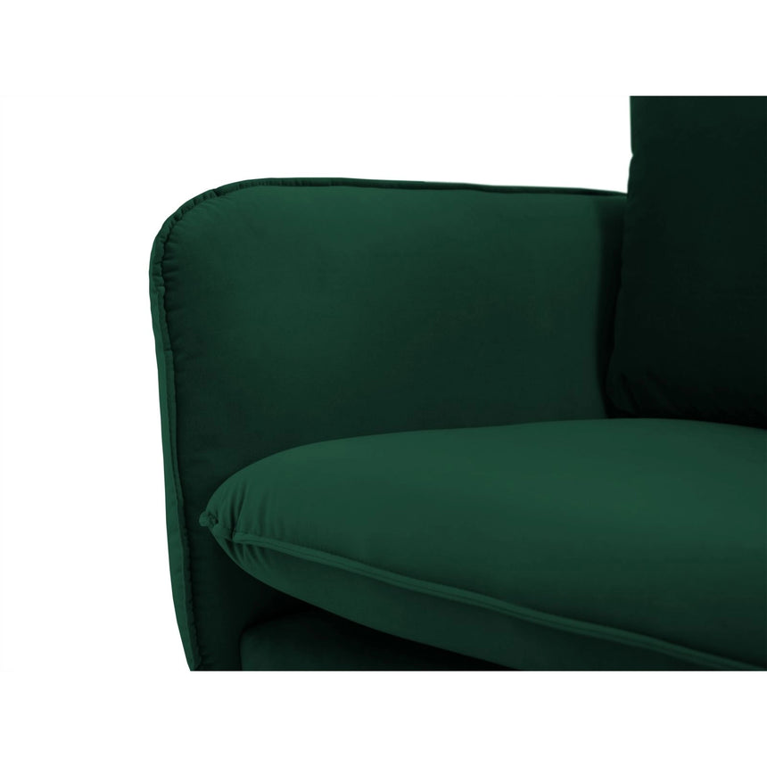 Vienna Sessel aus Samt in Flaschengrün (Bluvel 78), 97x94x95 cm von Cosmopolitan Design – Bild 6