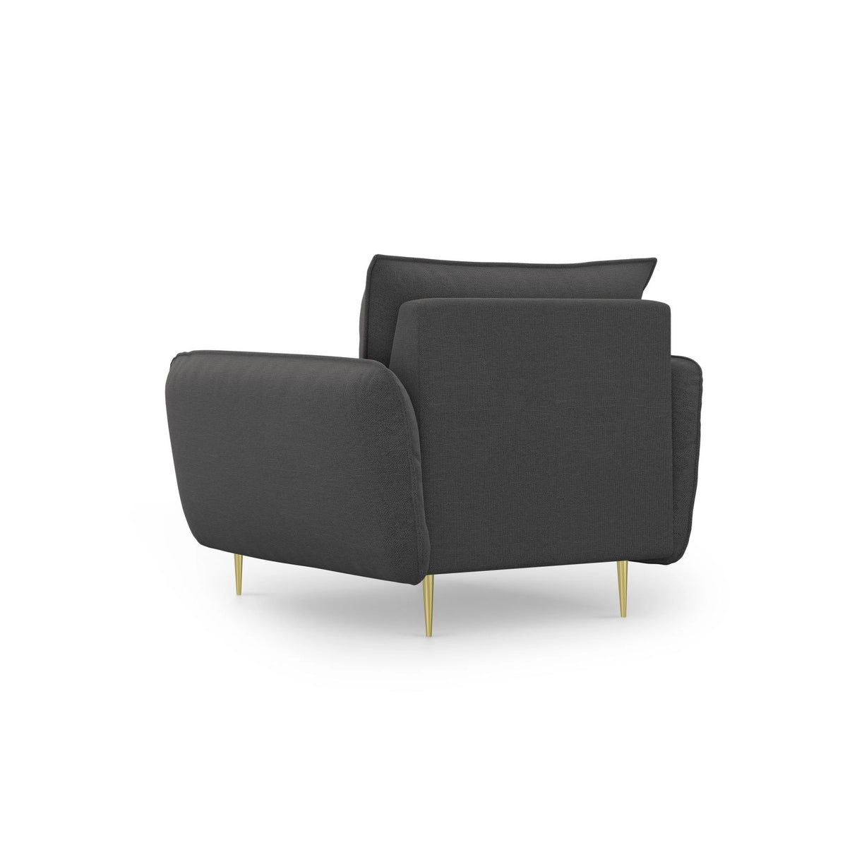 Vienna Sessel aus Strukturierter Stoff in Dunkelgrau (Positano 95), 97x94x95 cm von Cosmopolitan Design – Bild 4