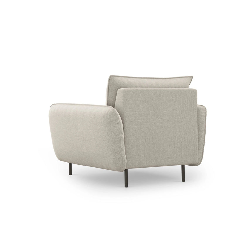 Vienna Sessel aus Strukturierter Stoff in Hellbeige (Positano 02), 97x94x95 cm von Cosmopolitan Design – Bild 4