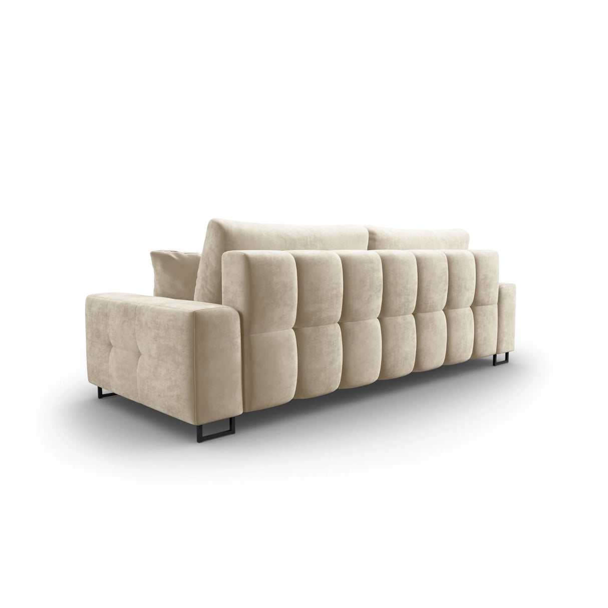 Wicklow 3-Sitzer Sofa mit Schlaffunktion und Stauraum, aus Samt, 250x105x90 cm von Cosmopolitan Design – Bild 6