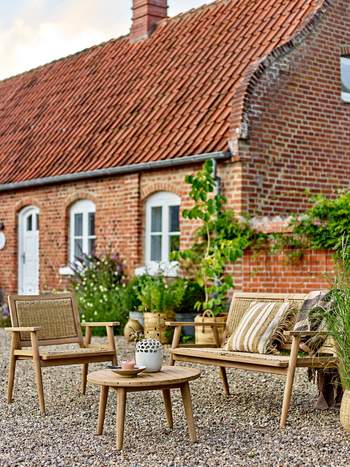 Sorrento Sofa, Natur, FSC®100%, Acacia - ZEN ZONE Furniture