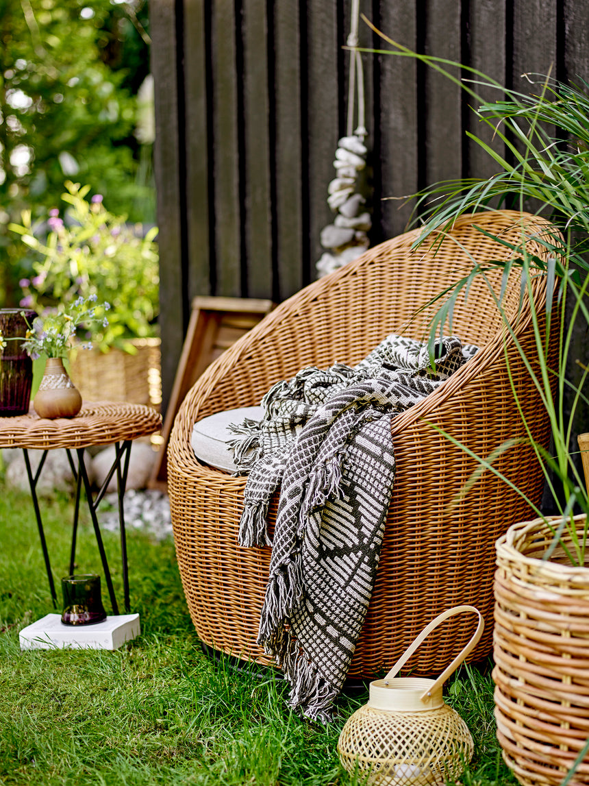 Roccas Couchtisch Klein, Braun, Polyrattan - ZEN ZONE Furniture