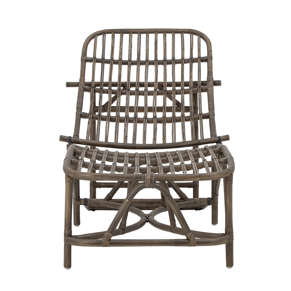 Dione Liegestuhl, Braun, Rattan - ZEN ZONE Furniture