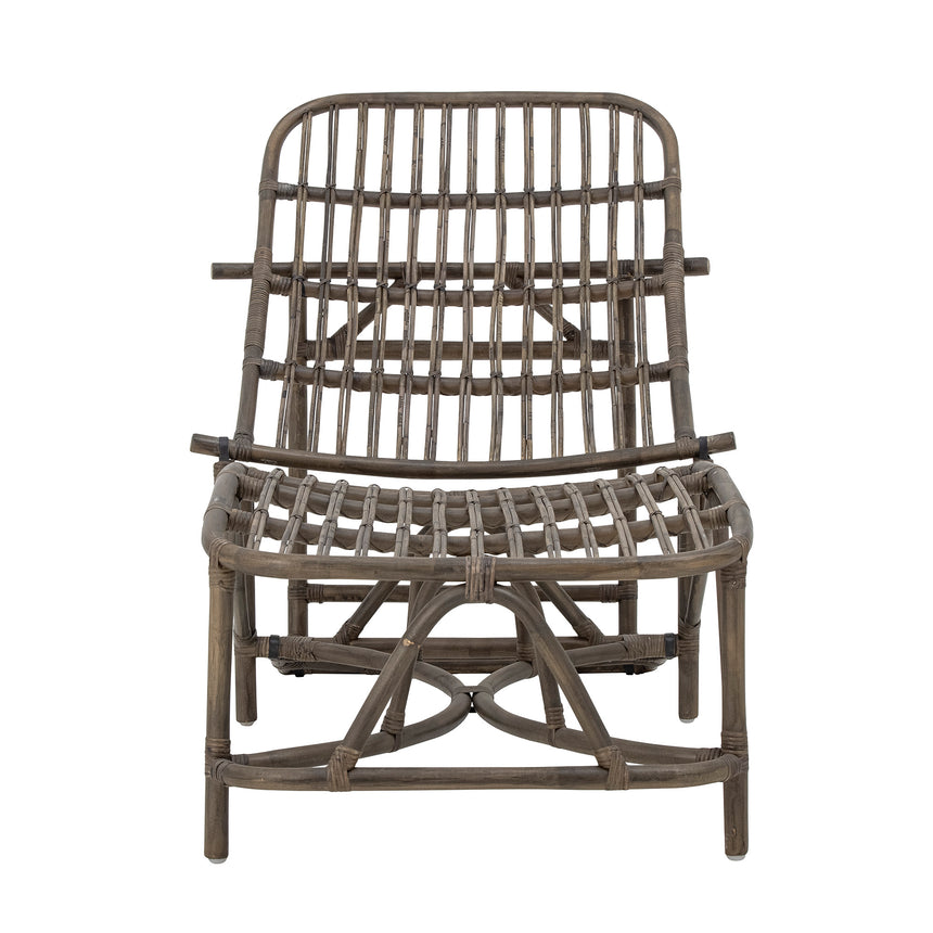 Dione Liegestuhl, Braun, Rattan - ZEN ZONE Furniture