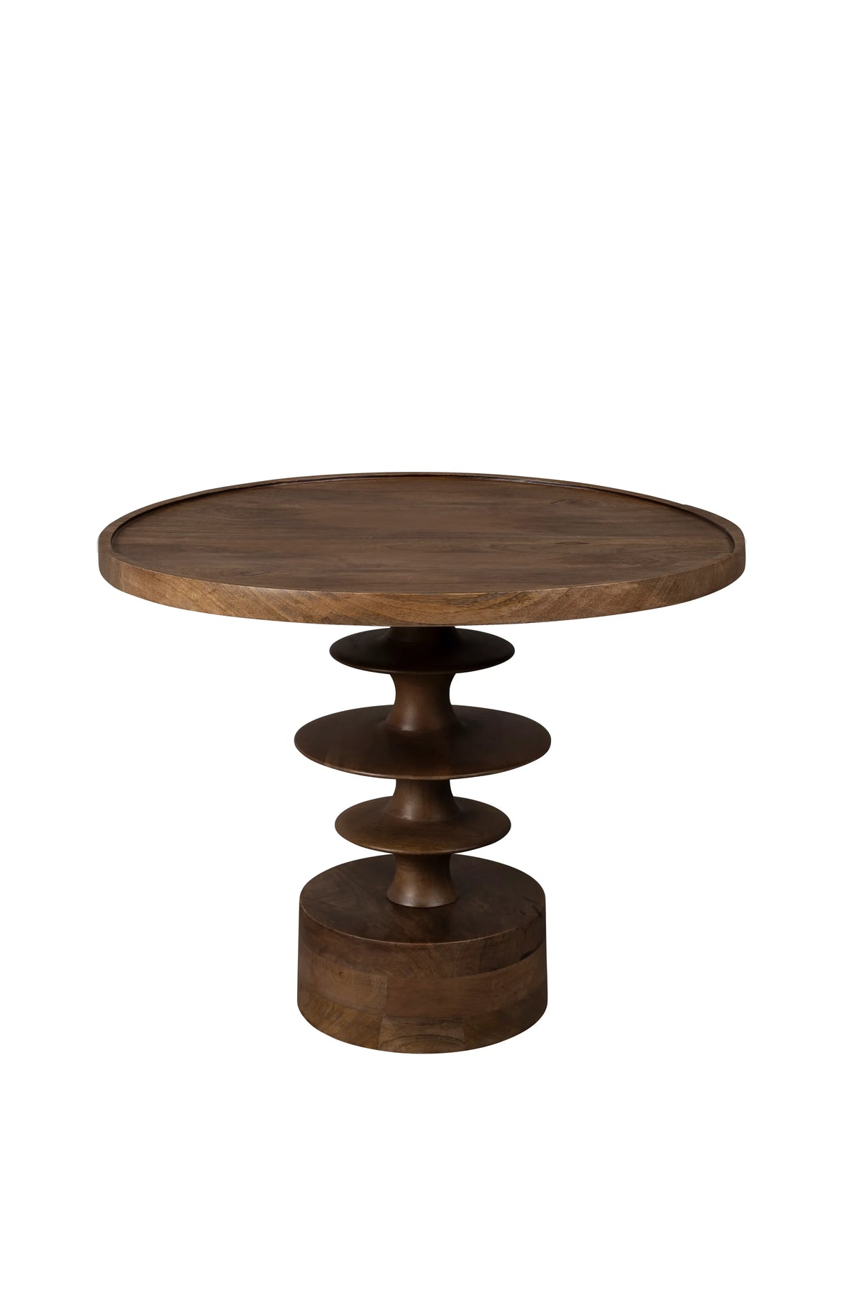 Cath Couchtisch Walnuss 66x66x50 cm von Dutchbone – Produktbild 1