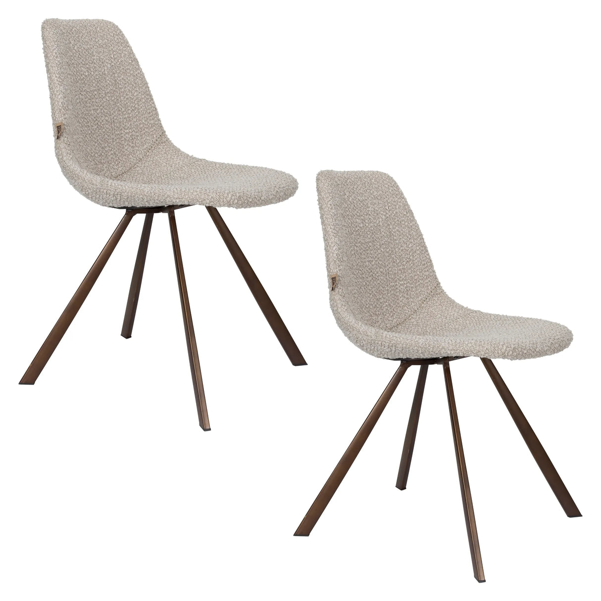 Franky Stuhl Bouclé Beige von Dutchbone – Produktbild 13