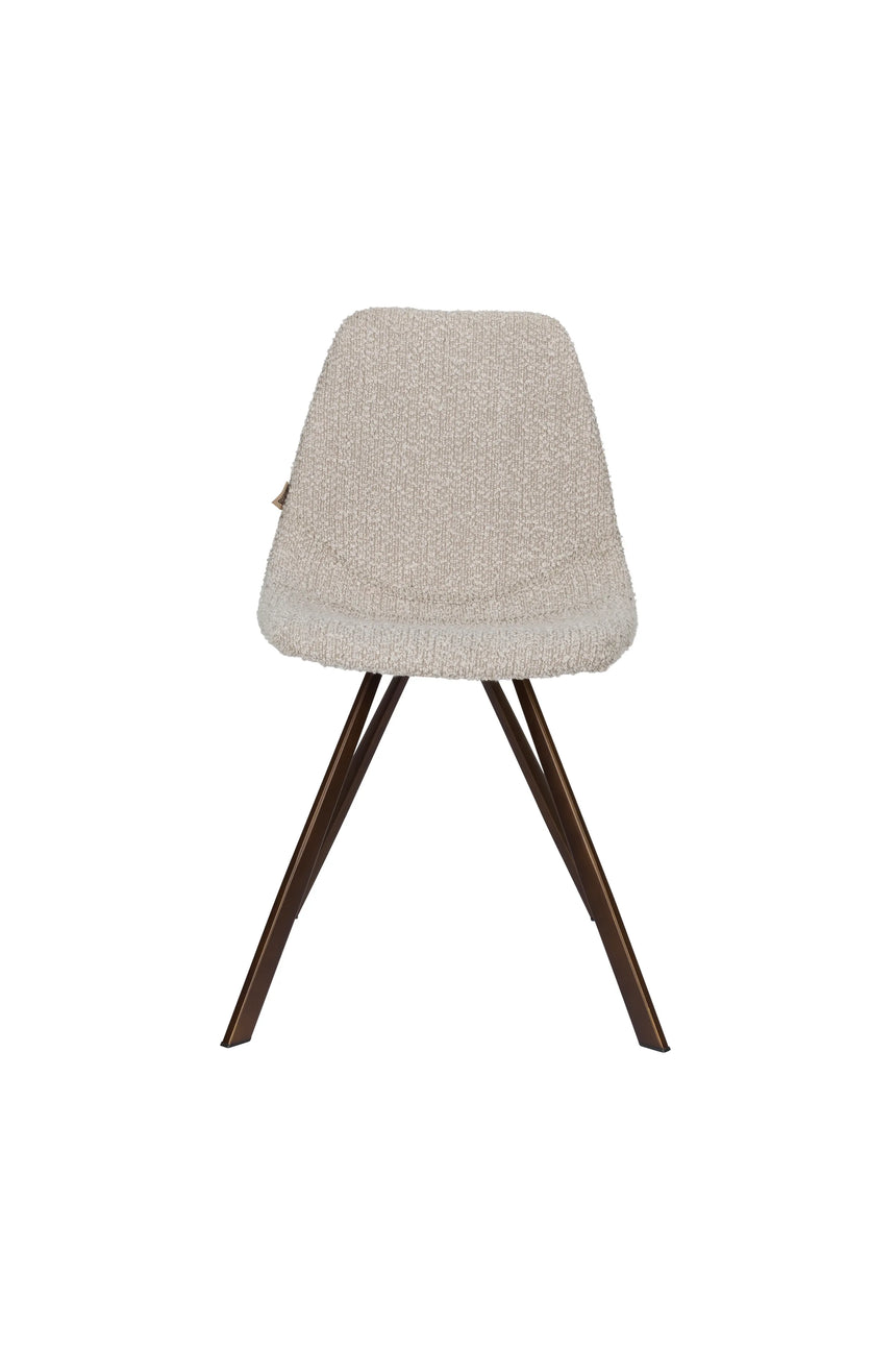 Franky Stuhl Bouclé Beige von Dutchbone – Produktbild 6