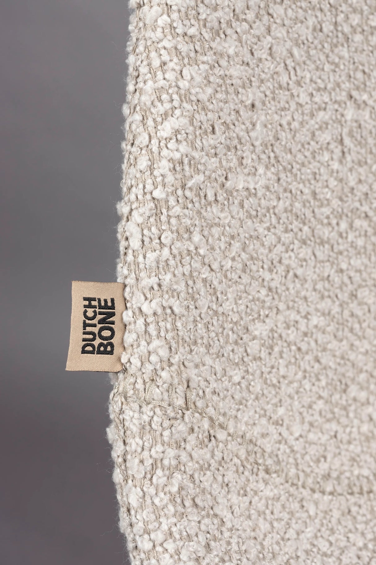 Franky Stuhl Bouclé Beige von Dutchbone – Produktbild 8