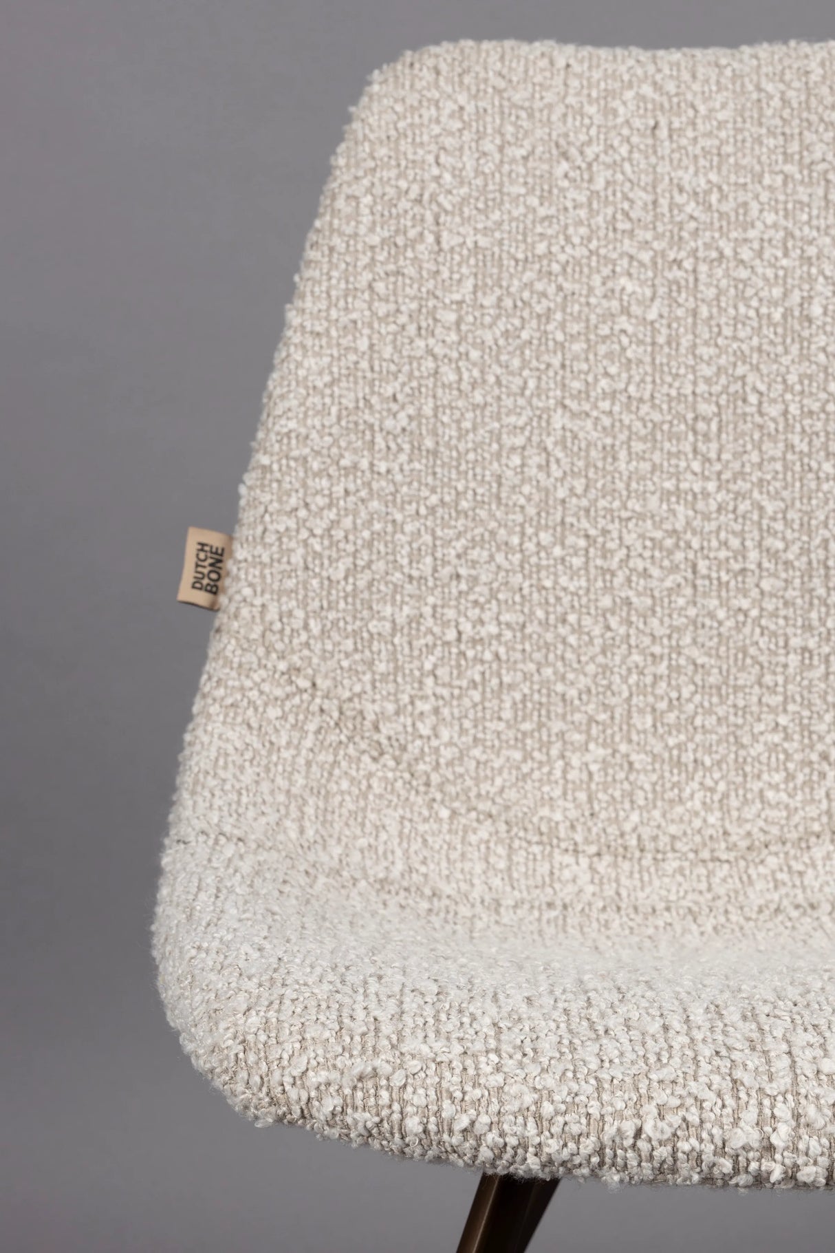 Franky Stuhl Bouclé Beige von Dutchbone – Produktbild 9