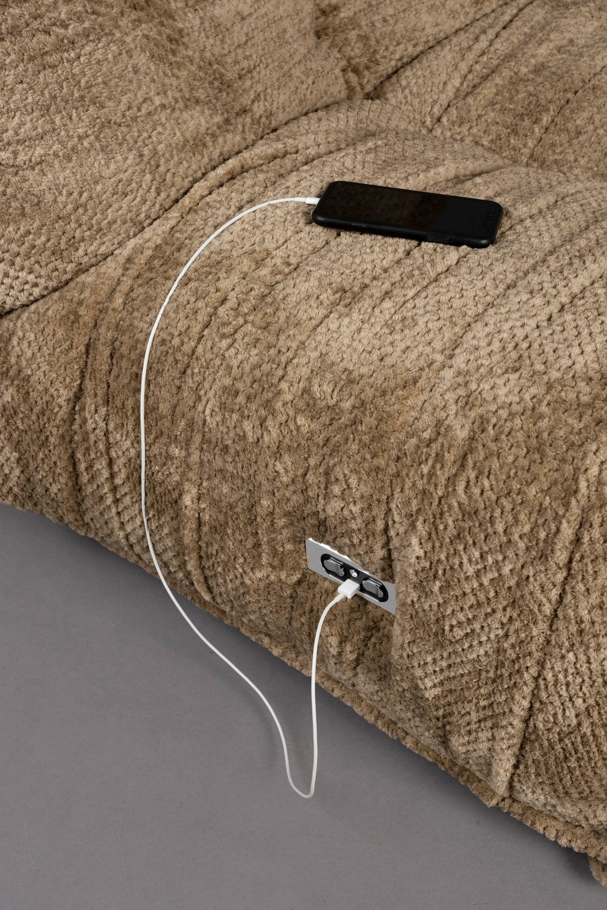 Hamilton Lounge Sessel elektrisch verstellbar Braun 114x88x95 von Dutchbone – Produktbild 11