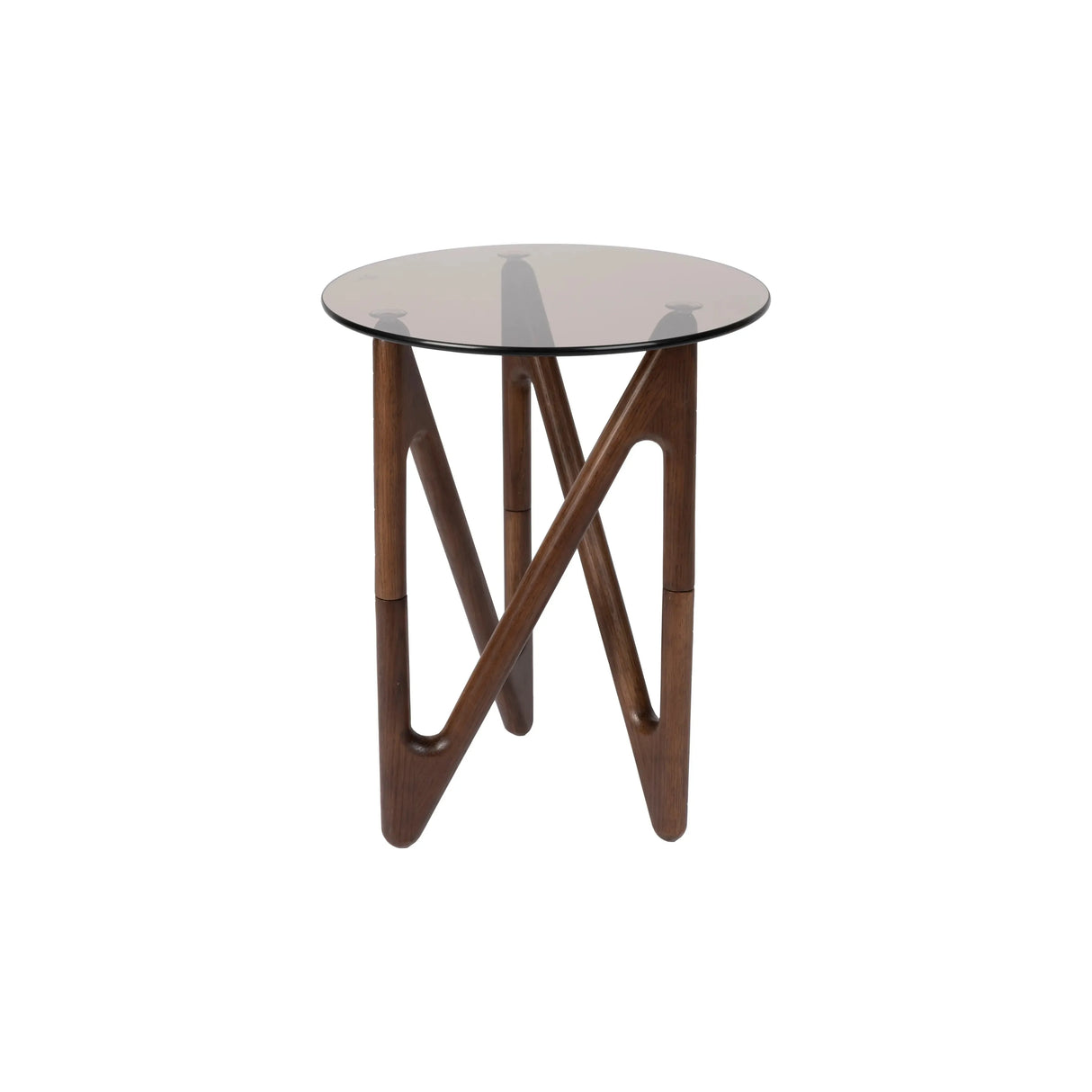 Naia Beistelltisch Walnuss 40x40x50 cm von Dutchbone – Produktbild 1