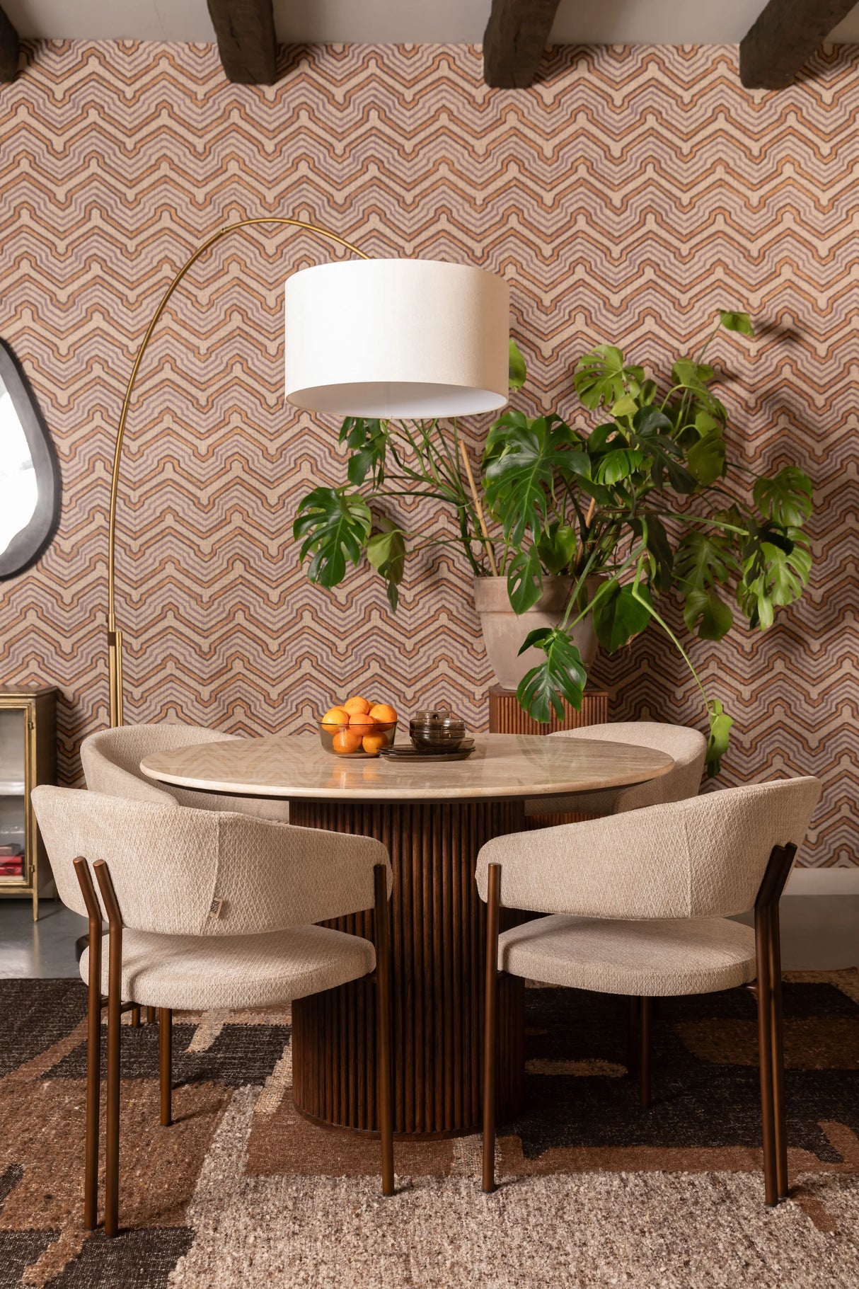 Naida Essstuhl Beige von Dutchbone – Produktbild 13