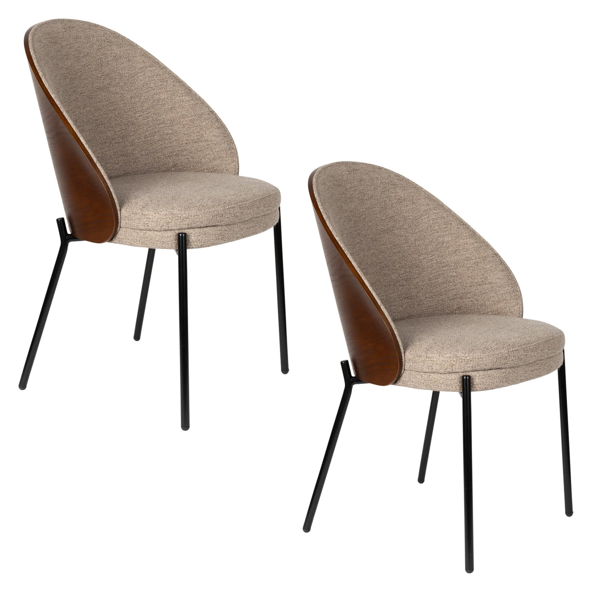 Rodin Stuhl Walnuss von Dutchbone – Produktbild 16