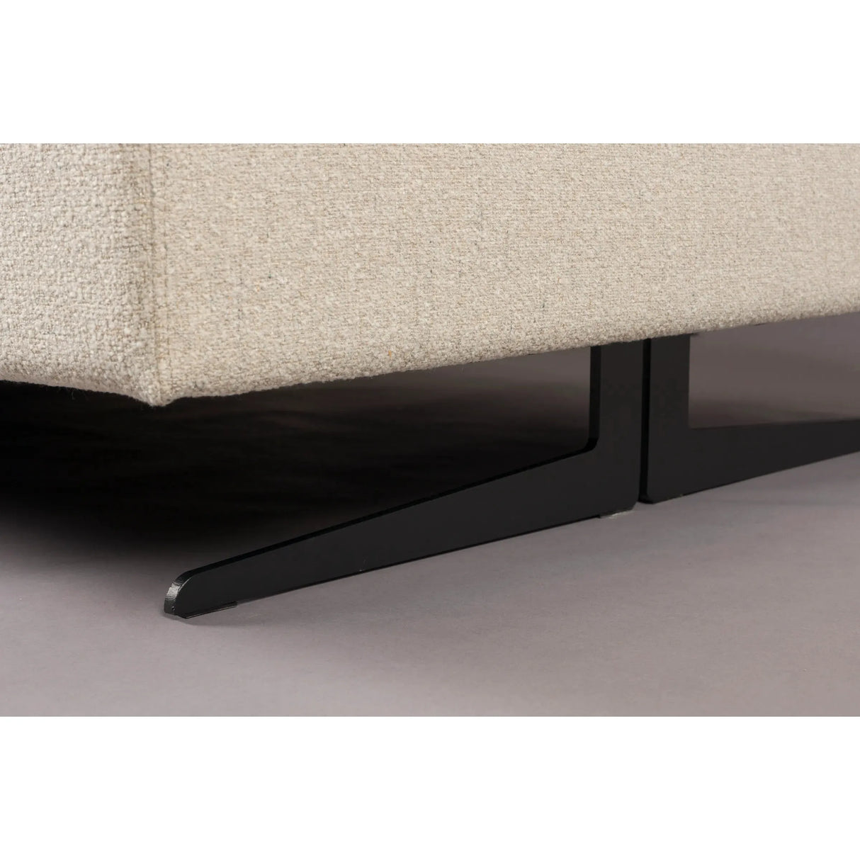 Shelly Sofa Chaiselongue Links Off-White 308x184x90 von Dutchbone – Produktbild 1