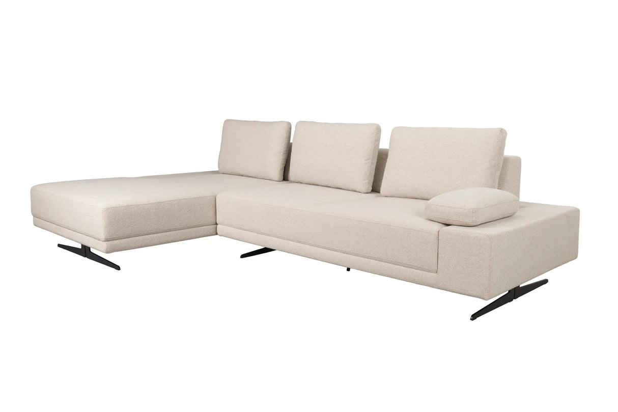 Shelly Sofa Chaiselongue Links Off-White 308x184x90 von Dutchbone – Produktbild 7