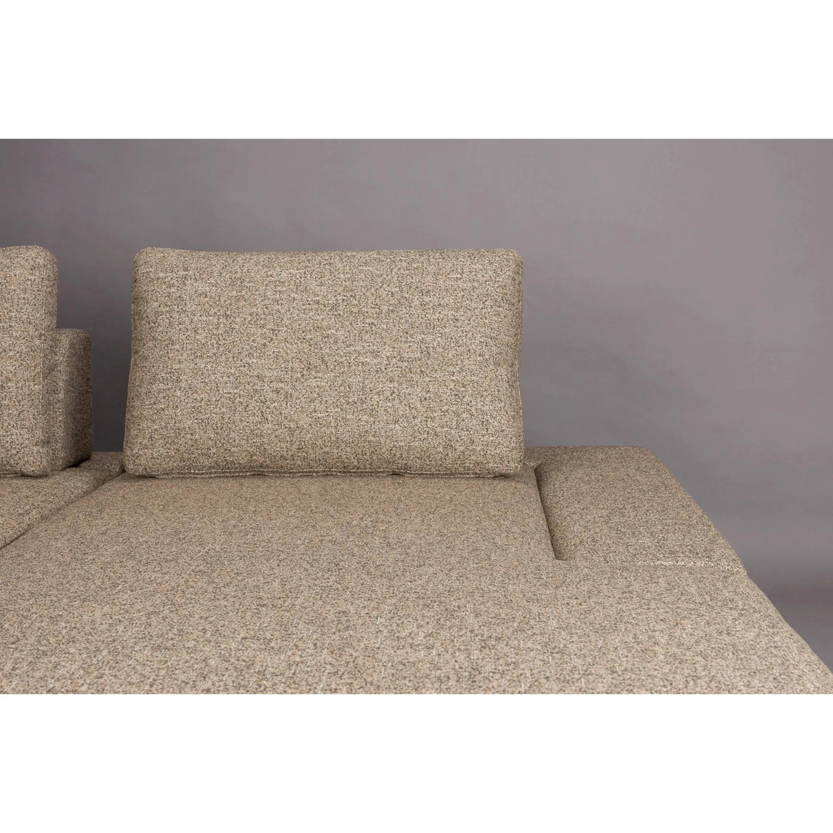 Shelly Sofa Chaiselongue Rechts Zimt 308x184x90 von Dutchbone – Produktbild 1