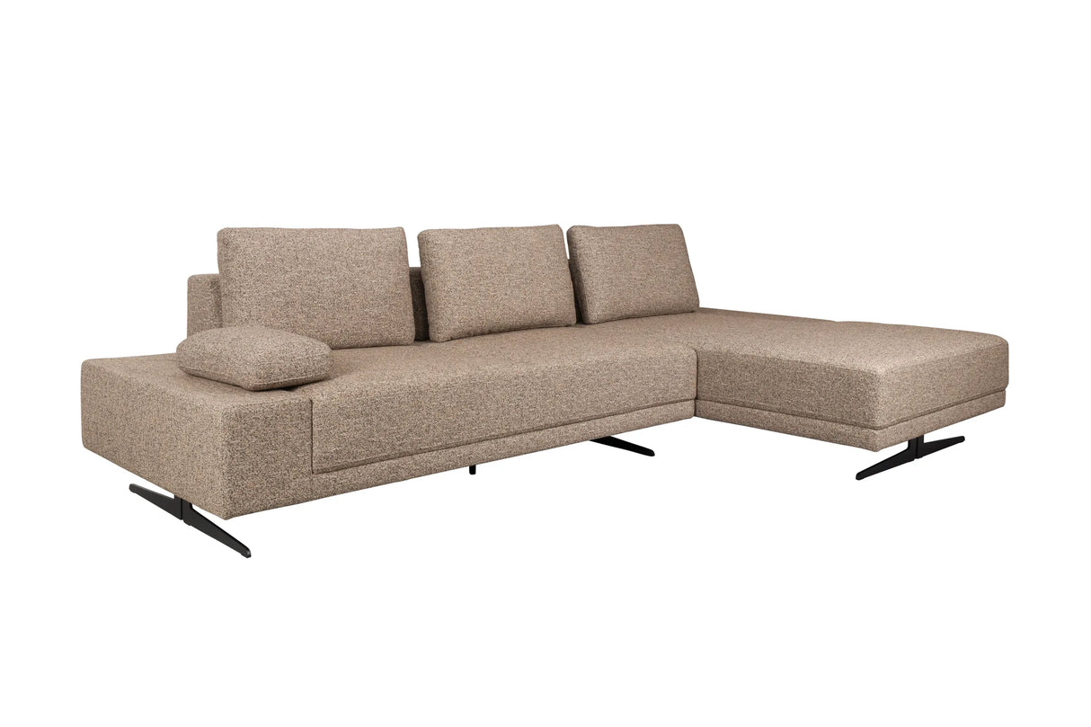 Shelly Sofa Chaiselongue Rechts Zimt 308x184x90 von Dutchbone – Produktbild 3