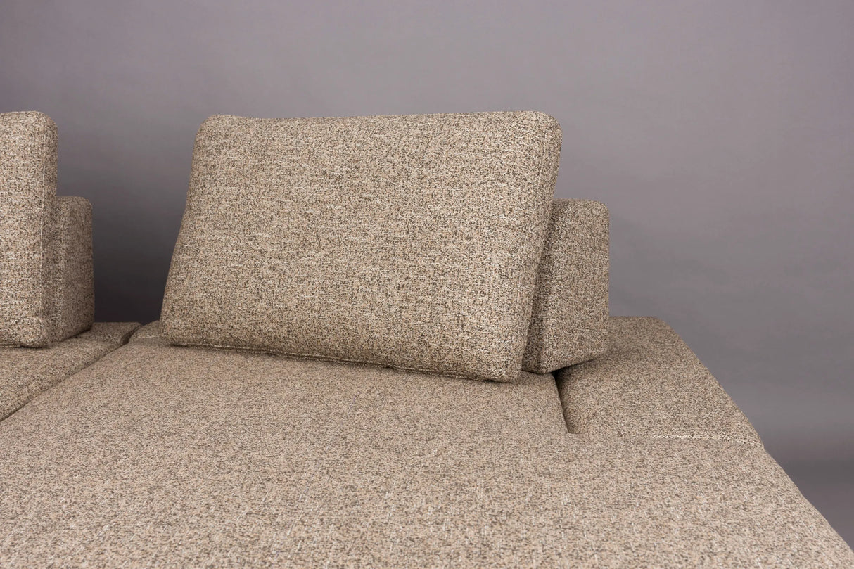 Shelly Sofa Chaiselongue Rechts Zimt 308x184x90 von Dutchbone – Produktbild 6