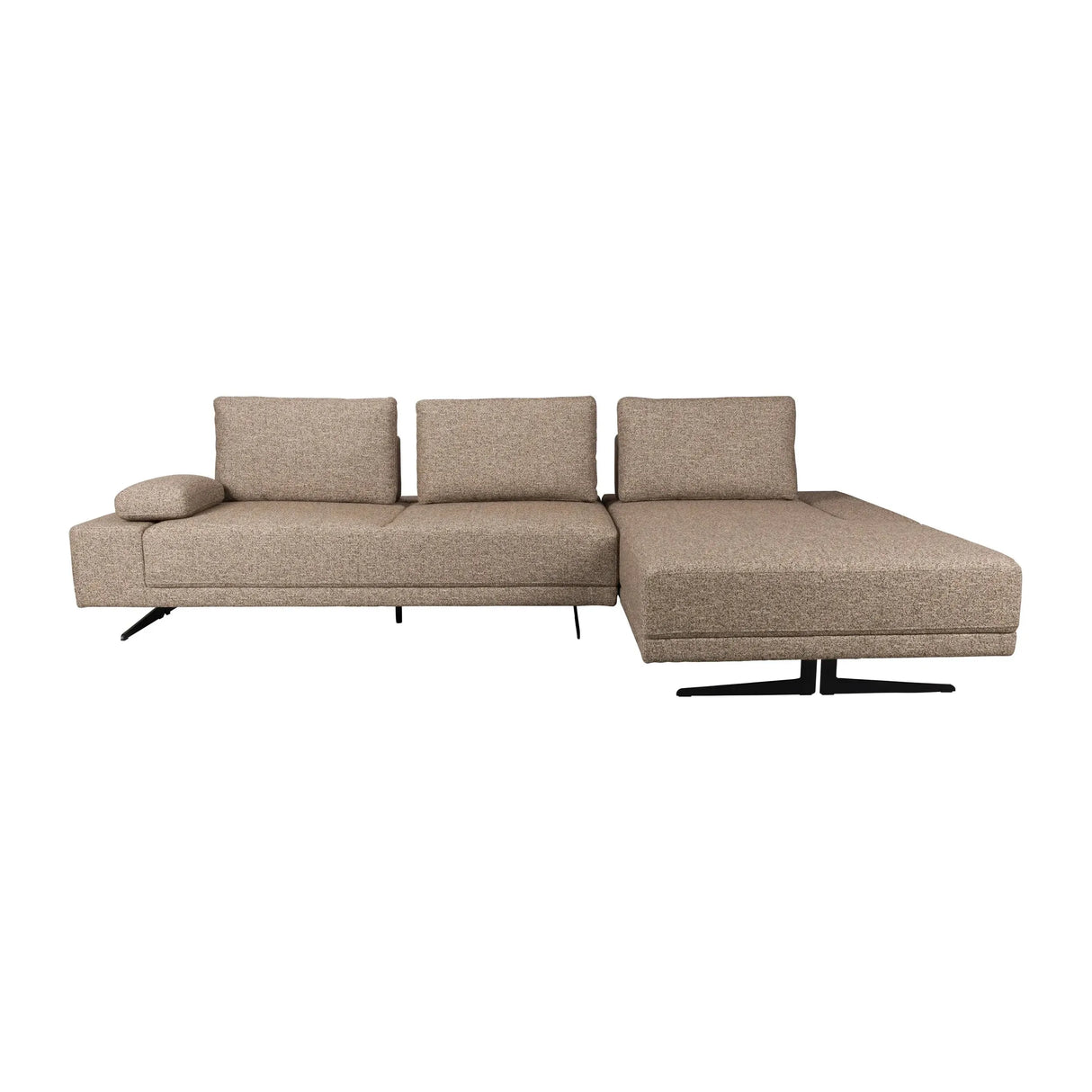 Shelly Sofa Chaiselongue Rechts Zimt 308x184x90 von Dutchbone – Produktbild 8
