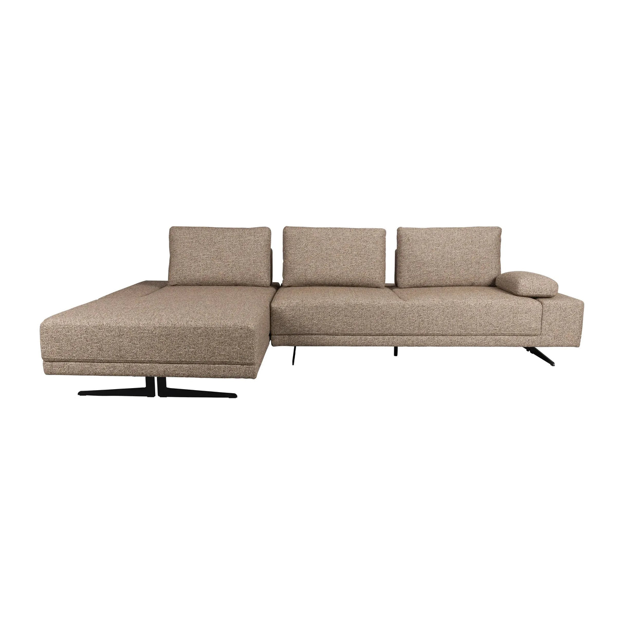 Shelly Sofa Chaiselounge Links Zimt 308x183x90 von Dutchbone – Produktbild 5