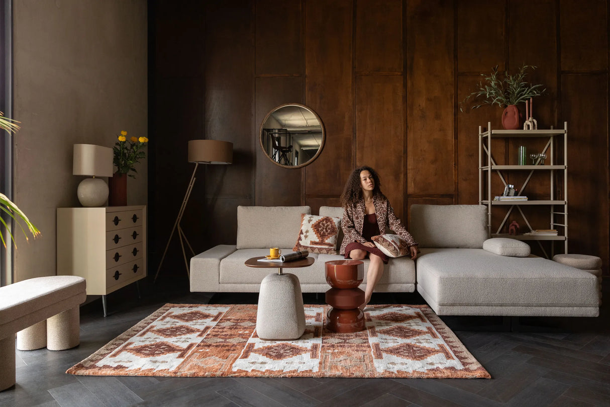 Shelly Sofa Off-White Chaiselongue Rechts 308x184x90 von Dutchbone – Produktbild 11