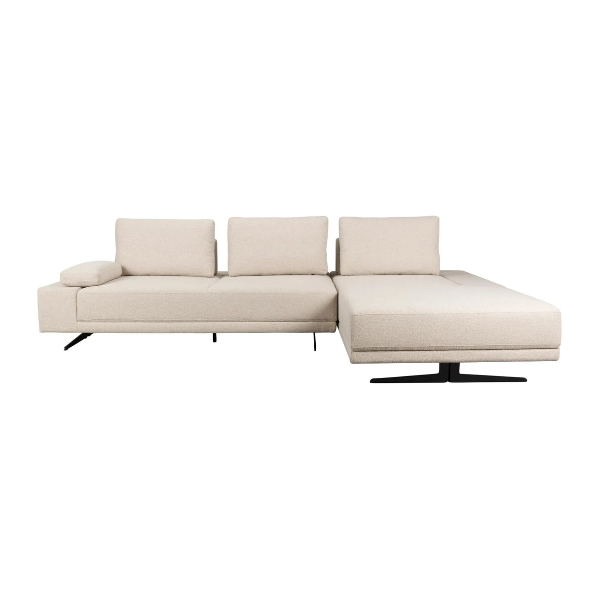 Shelly Sofa Off-White Chaiselongue Rechts 308x184x90 von Dutchbone – Produktbild 6