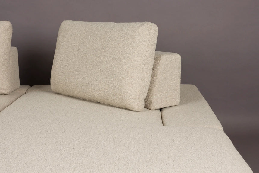 Shelly Sofa Off-White Chaiselongue Rechts 308x184x90 von Dutchbone – Produktbild 9