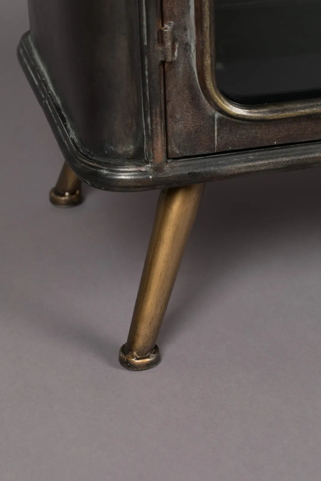 Sideboard Denza aus Eisen in Schwarz, 100×37×80 cm