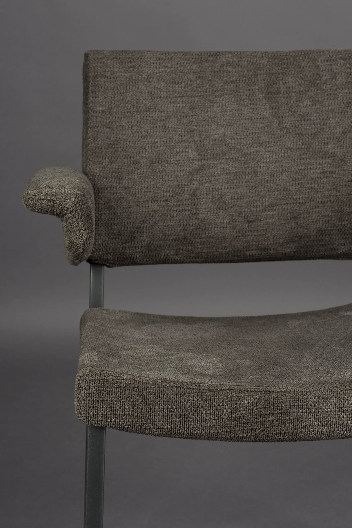 Stuhl Portland mit Armlehne Grau von Dutchbone – Produktbild 6