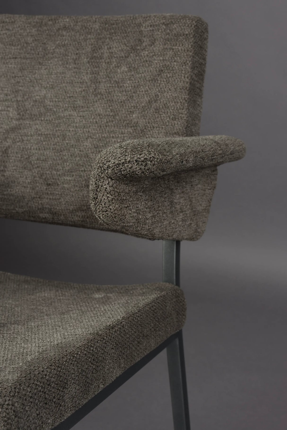 Stuhl Portland mit Armlehne Grau von Dutchbone – Produktbild 8