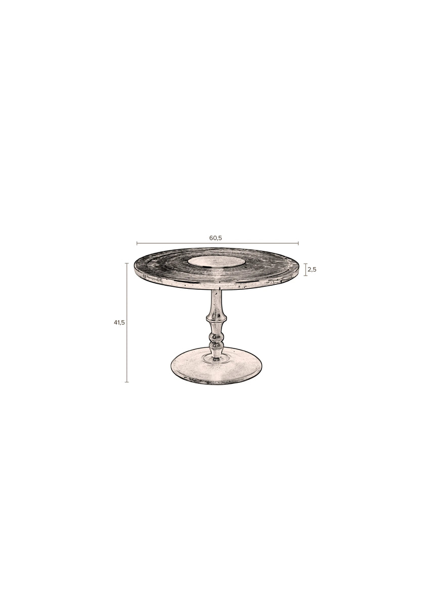 Sue Couchtisch Messing 60x60x41 cm von Dutchbone – Produktbild 8