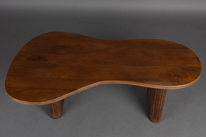 Tilon Couchtisch aus Mangoholz im Walnuss-Finish 110x60x40 cm von Dutchbone – Produktbild 3