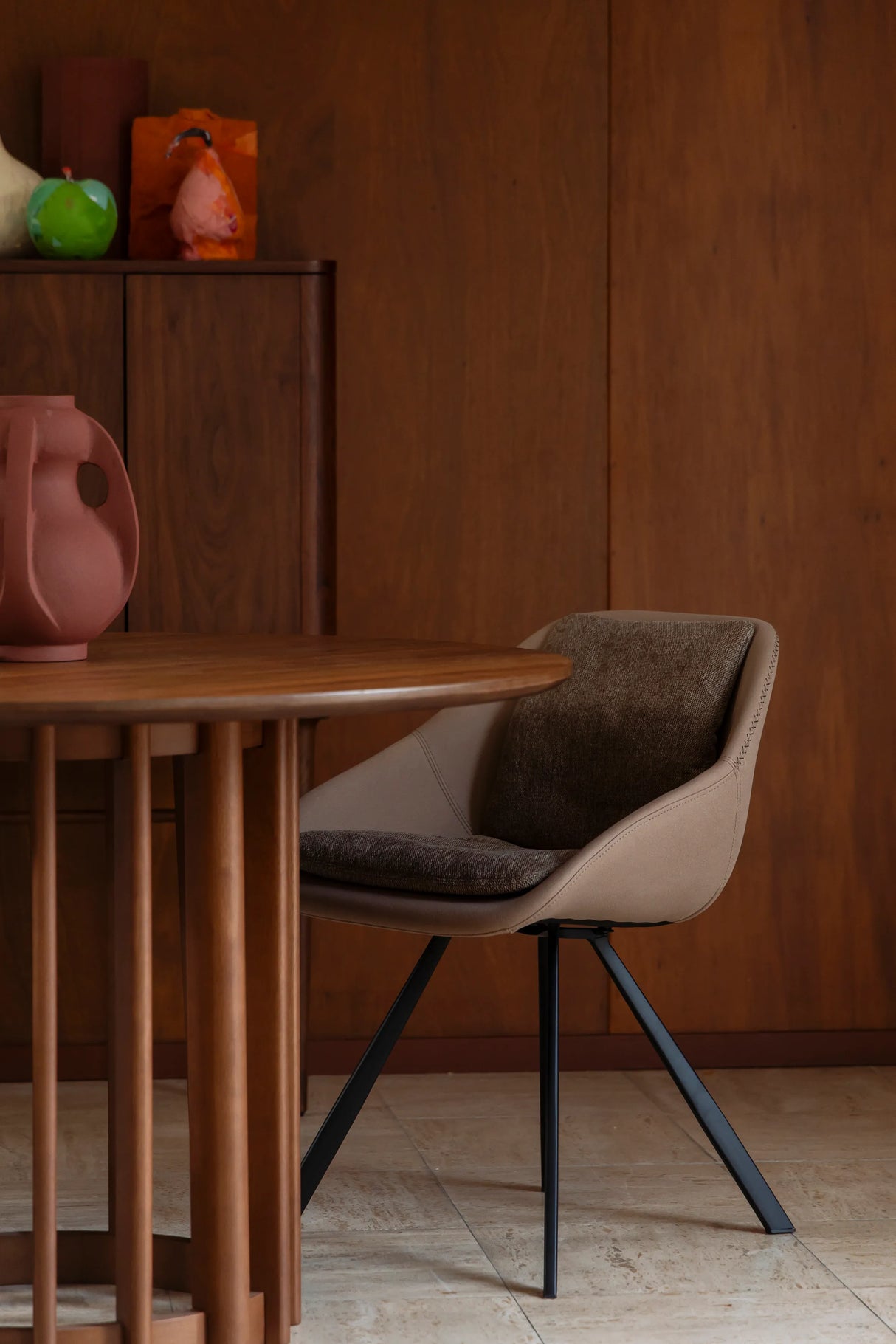 Wakefield Essstuhl Beige von Dutchbone – Produktbild 2