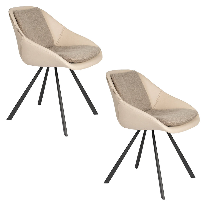 Wakefield Stuhl Elfenbein von Dutchbone – Produktbild 16