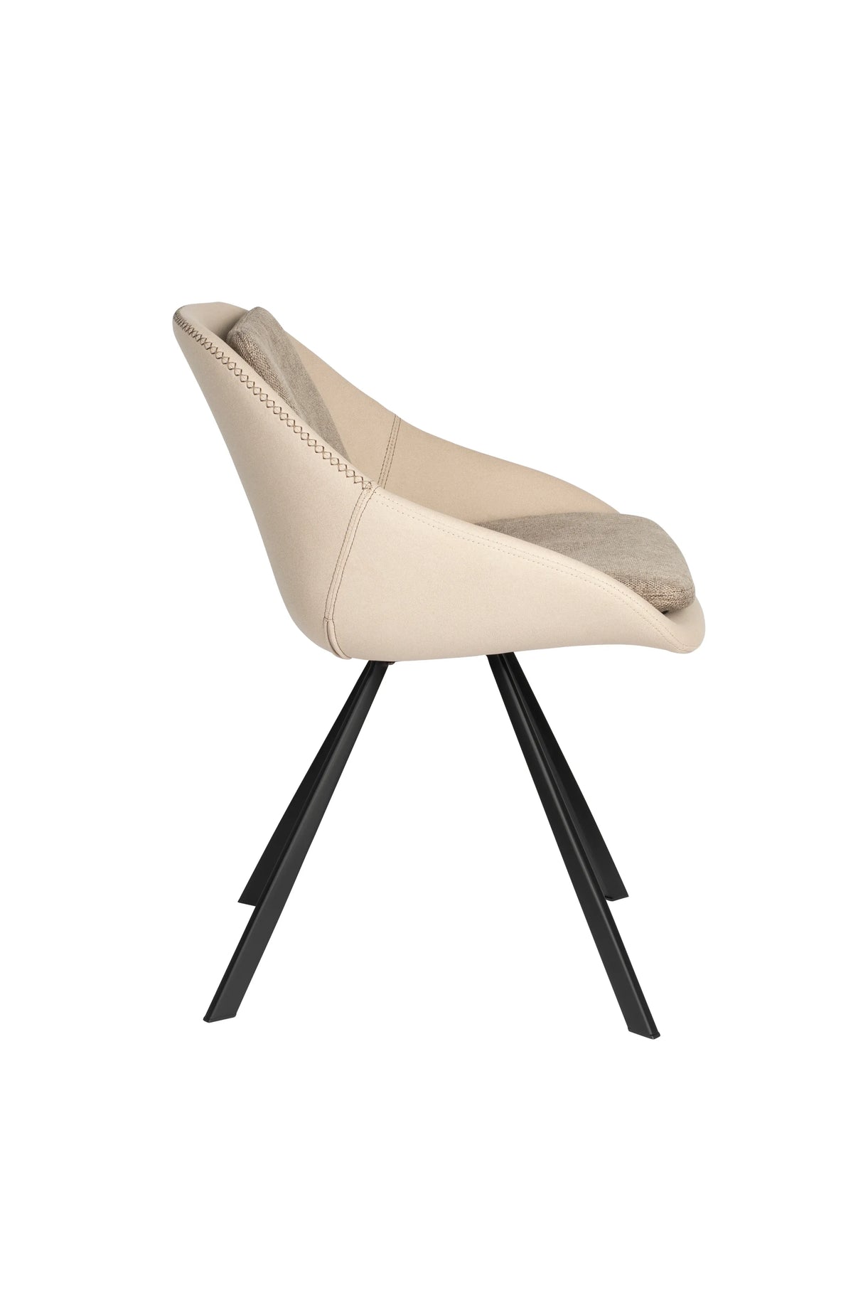 Wakefield Stuhl Elfenbein von Dutchbone – Produktbild 7