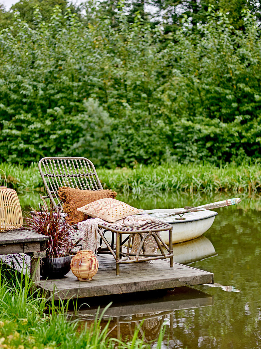 Dione Liegestuhl, Braun, Rattan - ZEN ZONE Furniture