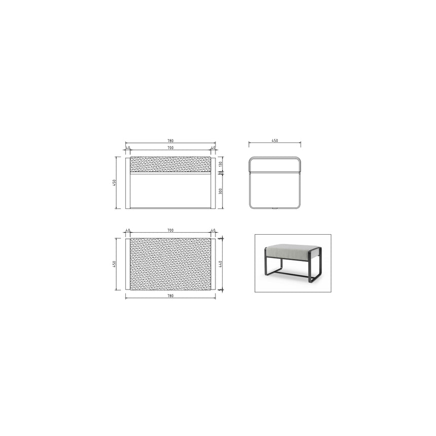 GREGORIO Hocker - ZEN ZONE Furniture